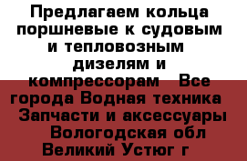 Предлагаем кольца поршневые к судовым и тепловозным  дизелям и компрессорам - Все города Водная техника » Запчасти и аксессуары   . Вологодская обл.,Великий Устюг г.